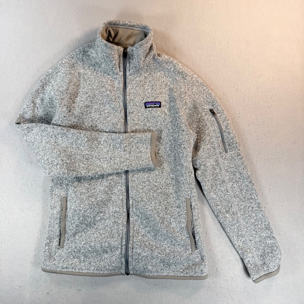 Patagonia Better Sweater Full Zip Jacket Gray Heather Fleece Women Small